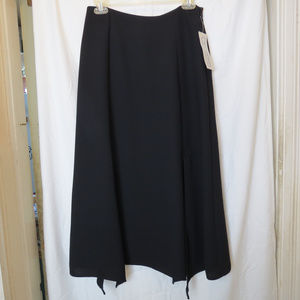 SALE NWT Dress Barn Classic Black Skirt with Slits
